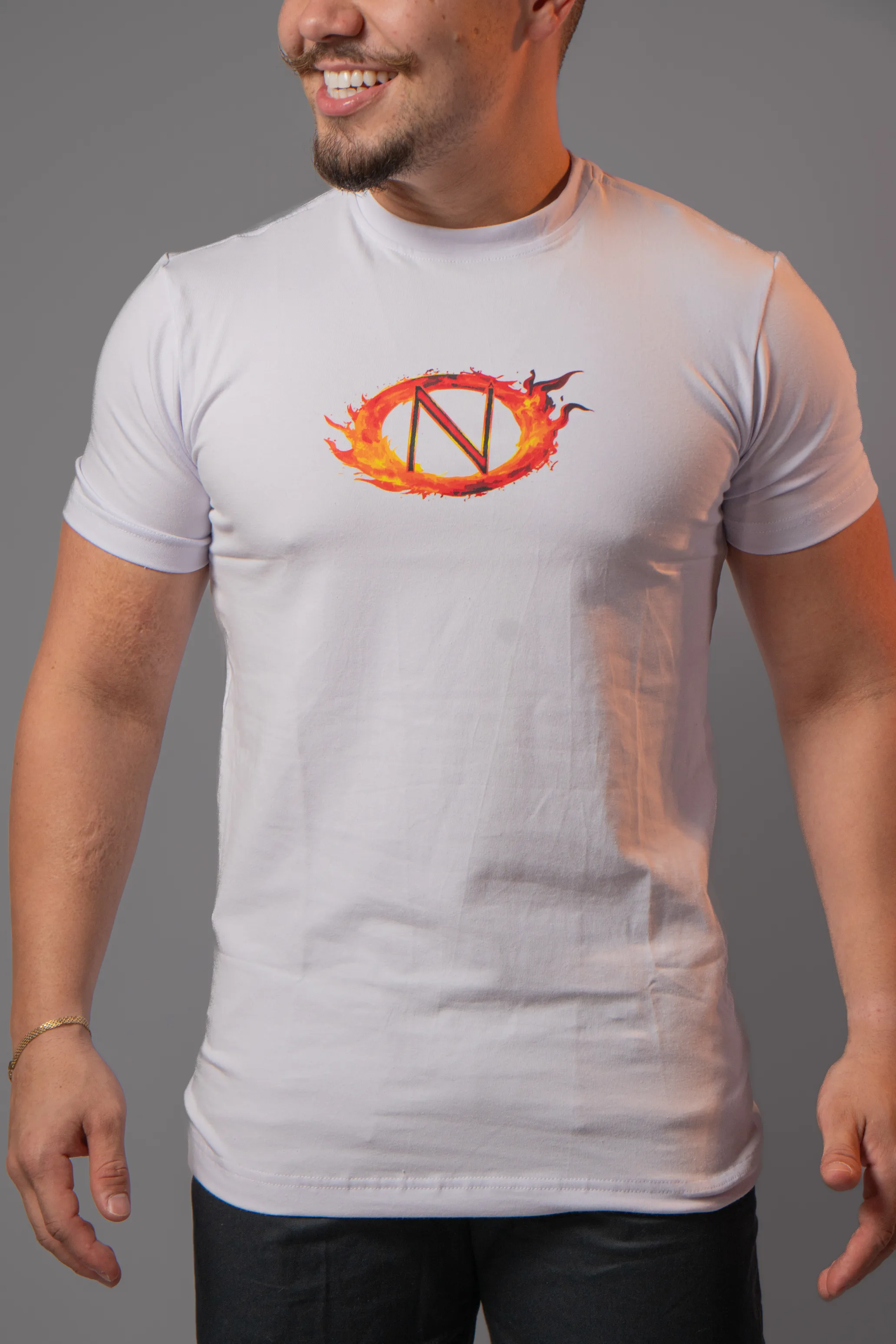 DSC02187 Camiseta Estampada NYPE Fire Branca - Imagem 1