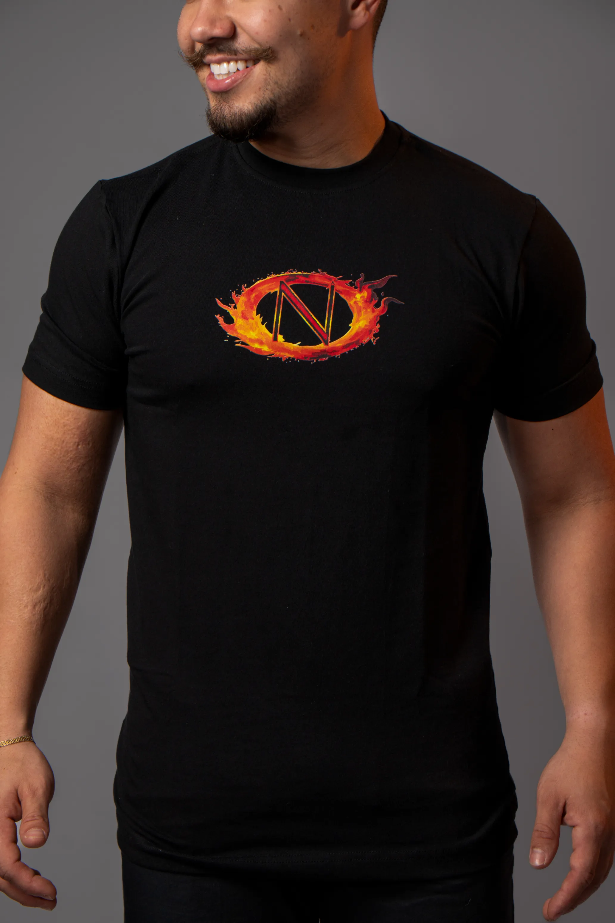 DSC02193 Camiseta Estampada NYPE Fire Preta - Imagem 1