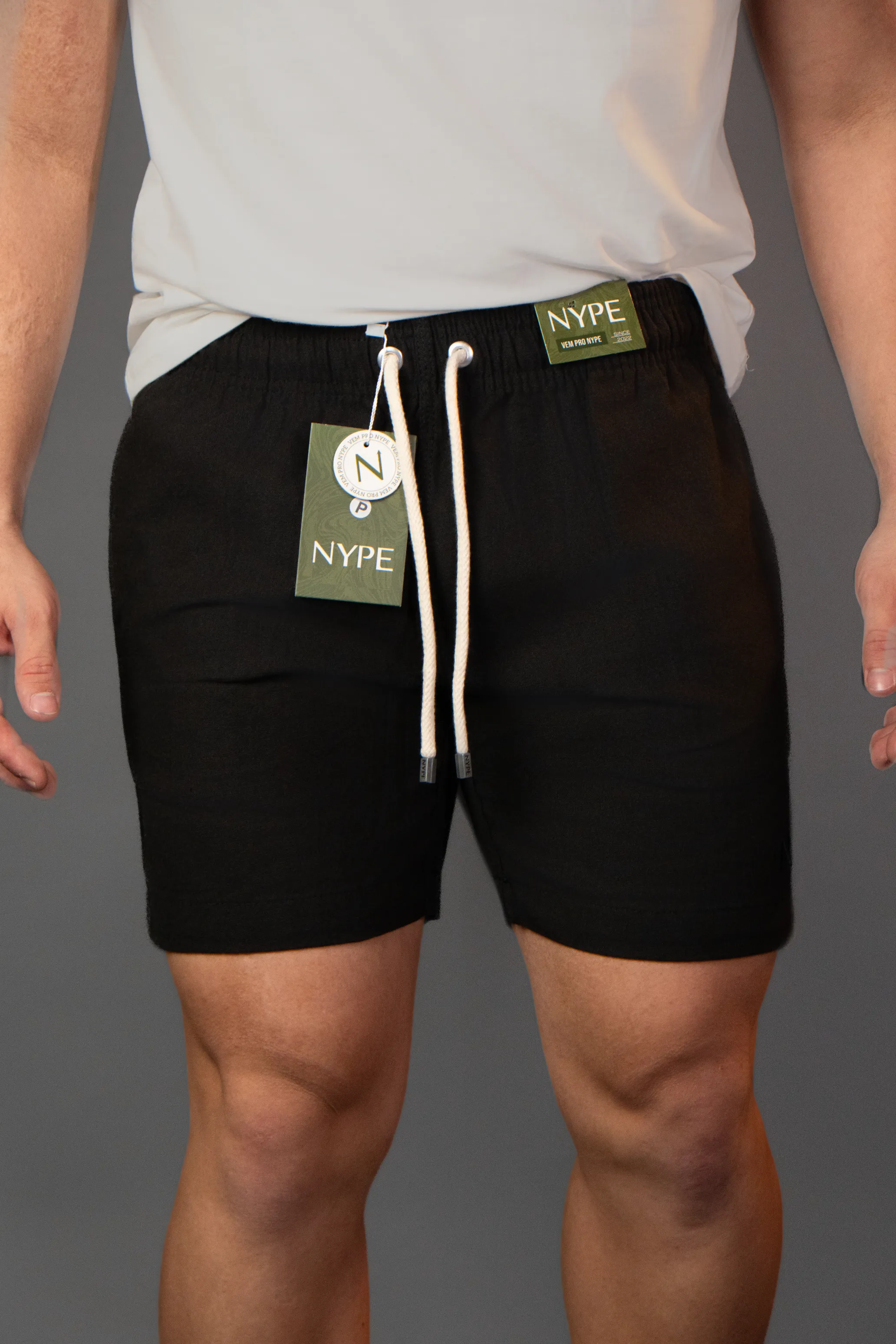 DSC02840-Editar Short Linho NYPE Preto - Imagem 1