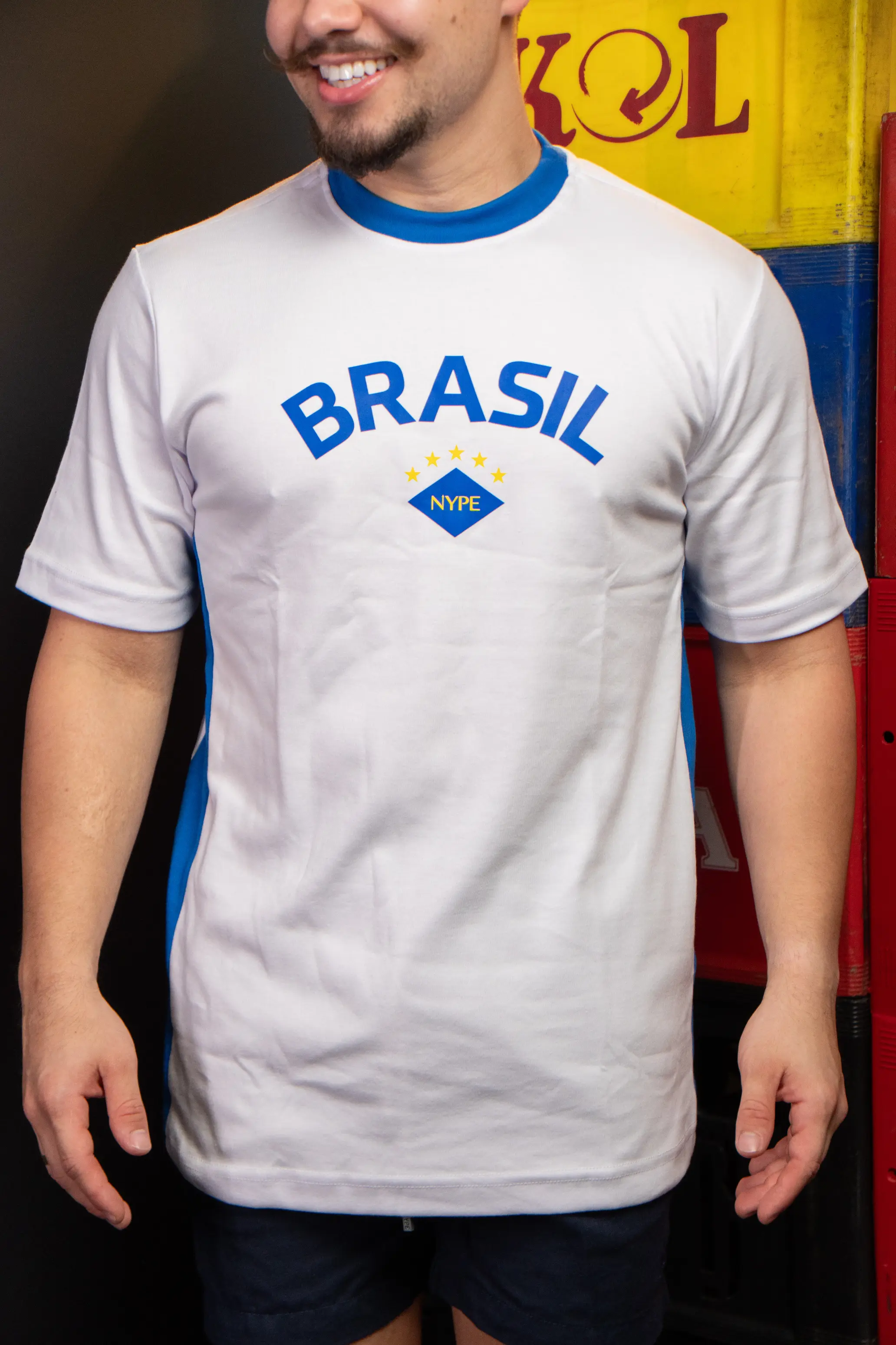 DSC07159 Camiseta Oversized NYPE Retrô BRASIL Branca 🇧🇷 - Imagem 1